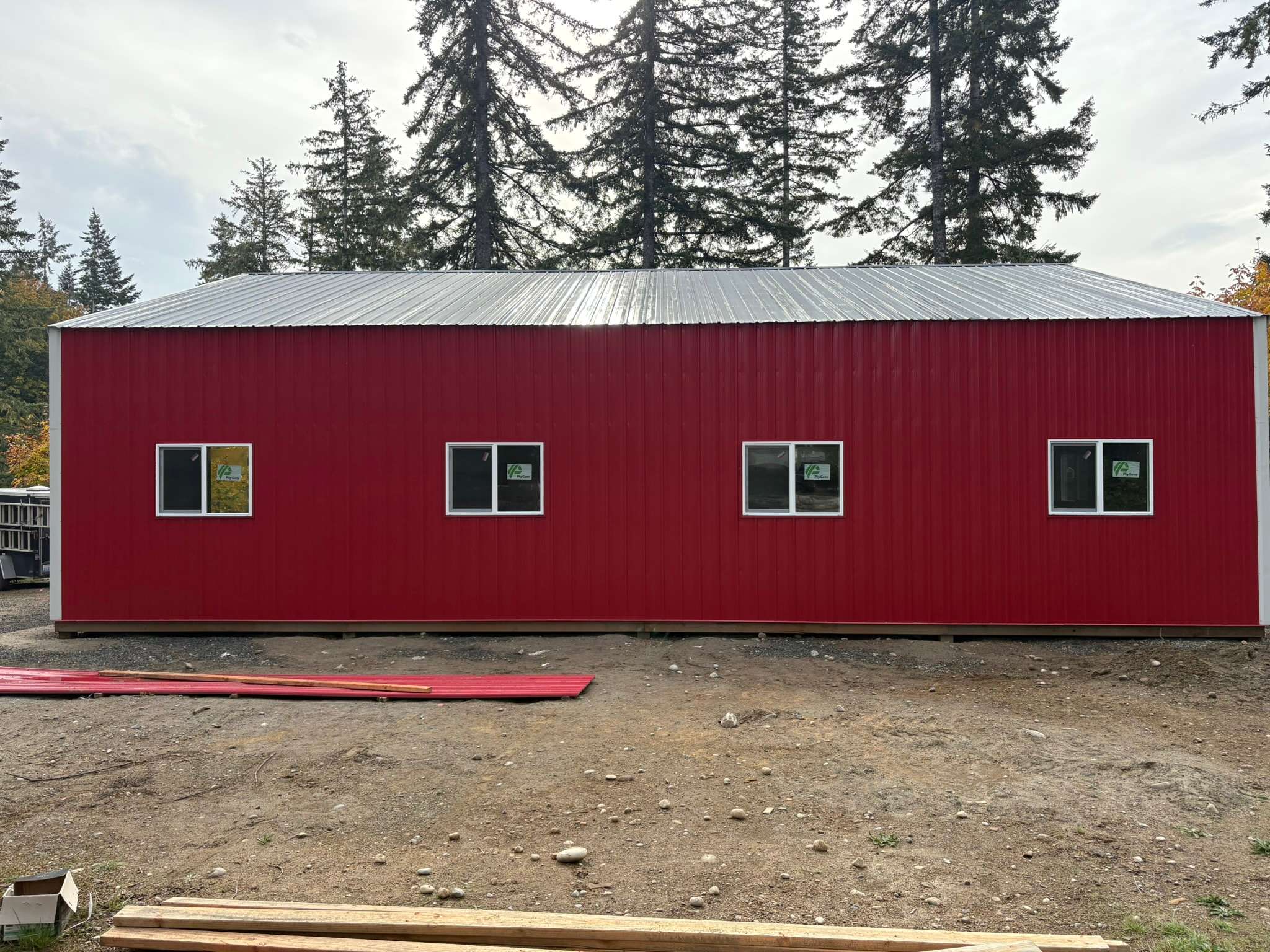 Exterior Long Wall Complete
