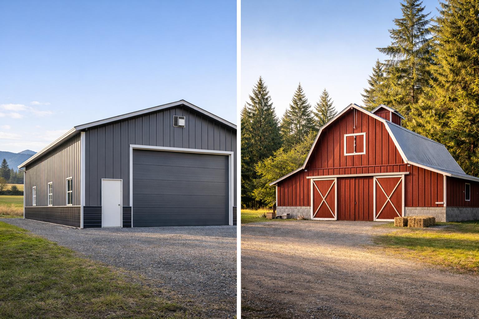 Pole Barn vs Traditional Construction Cost Breakdown in Western Washington