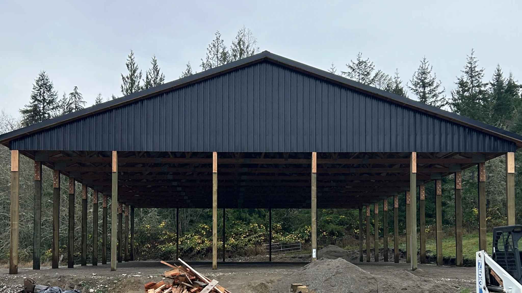 60x100 Horse Arena - Exterior View