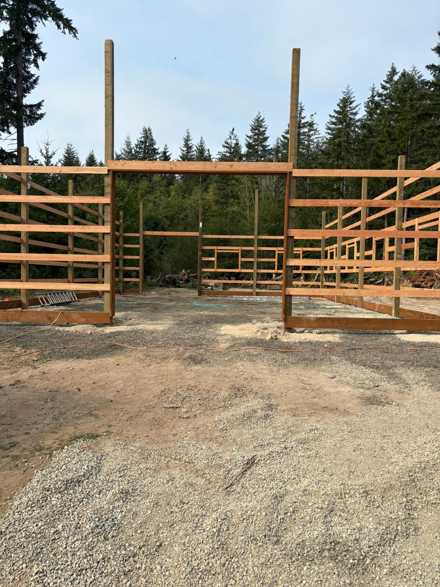 Fully Insulated 36x48 Red Metal Shop | Grapeview, Washington - Photo