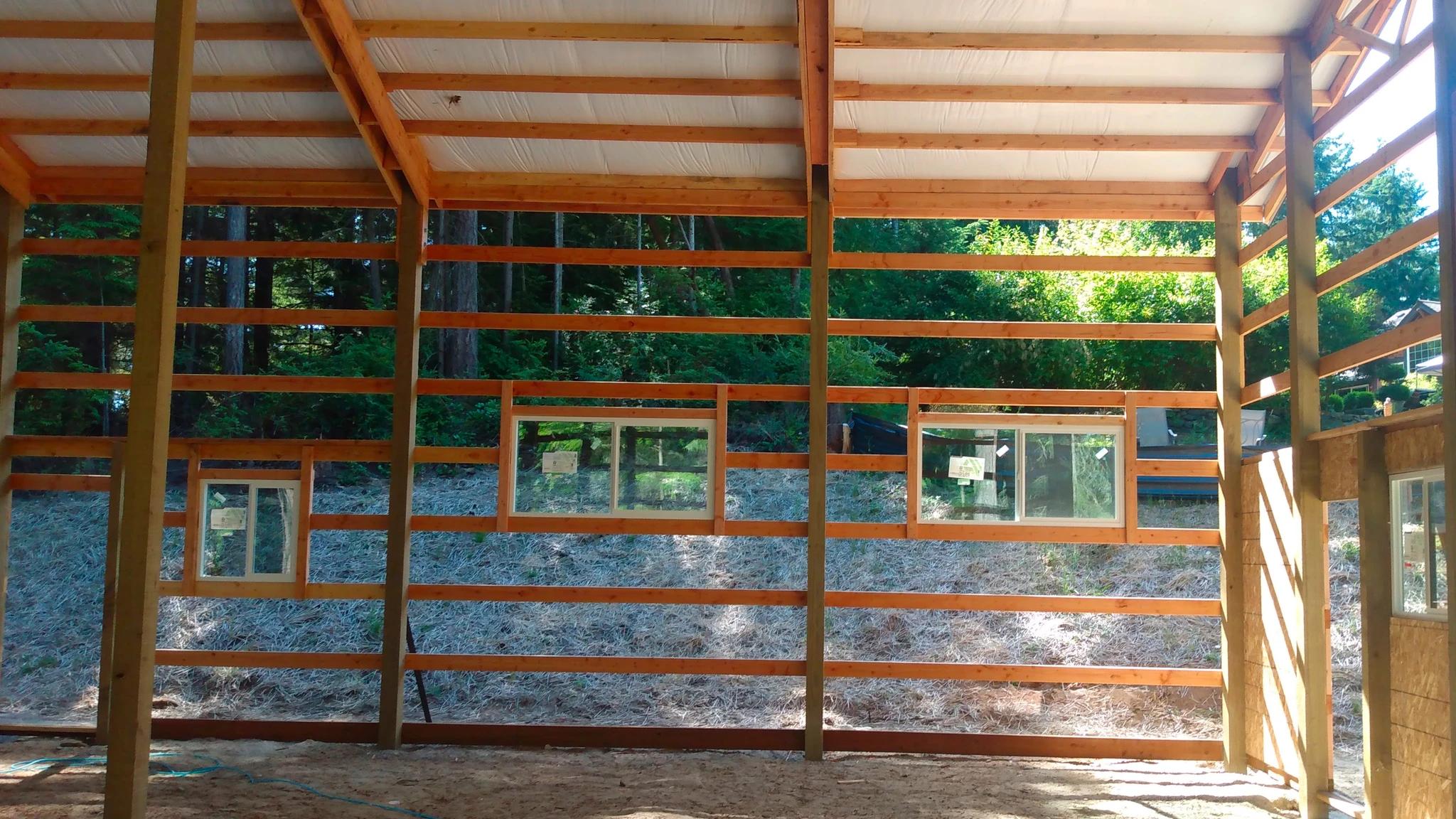 Premium Custom 36x36 Pole Building in Olalla, WA  - Photo