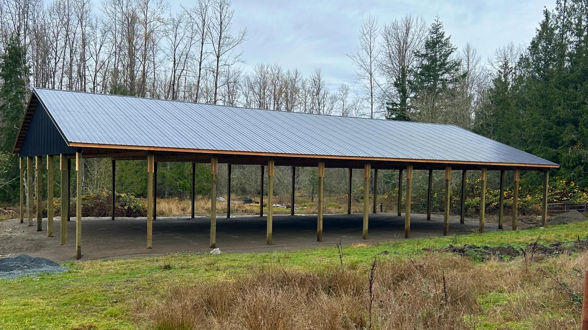 Premium 60x100 Covered Horse Arena | Eatonville, Washington - Photo
