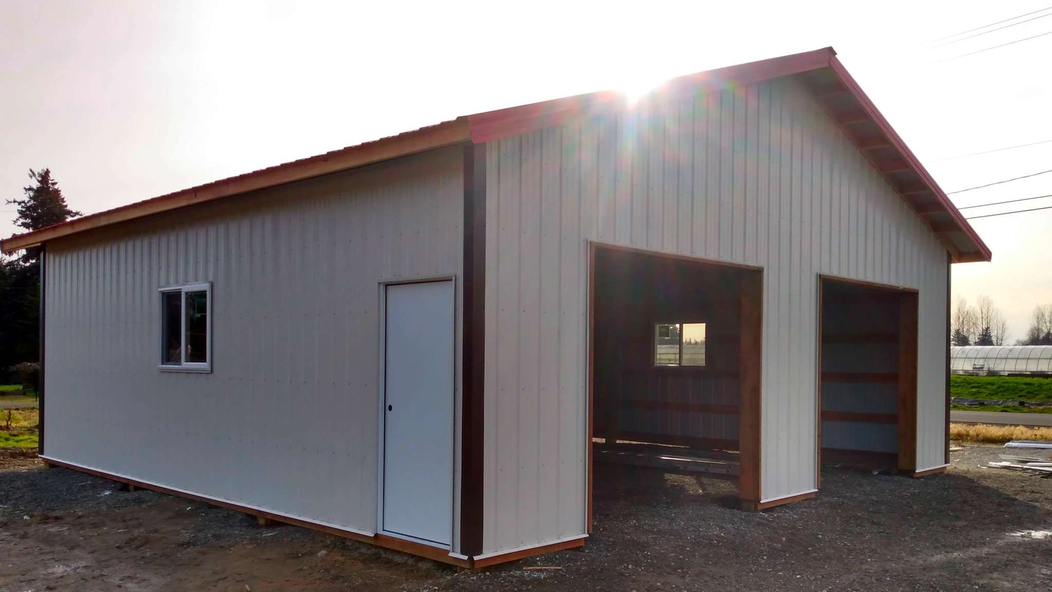 Completed Dual Entry Garage
